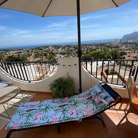 Flamingo Apartment - Imperial Park - Sea View, 6 Pools, Terrace Calpe Exterior photo